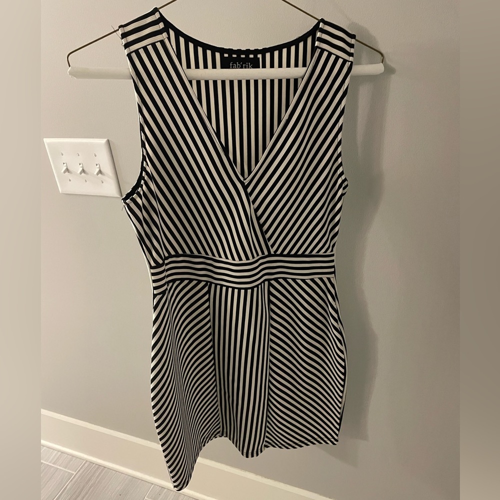 Fab’rik Striped Bodycon Dress